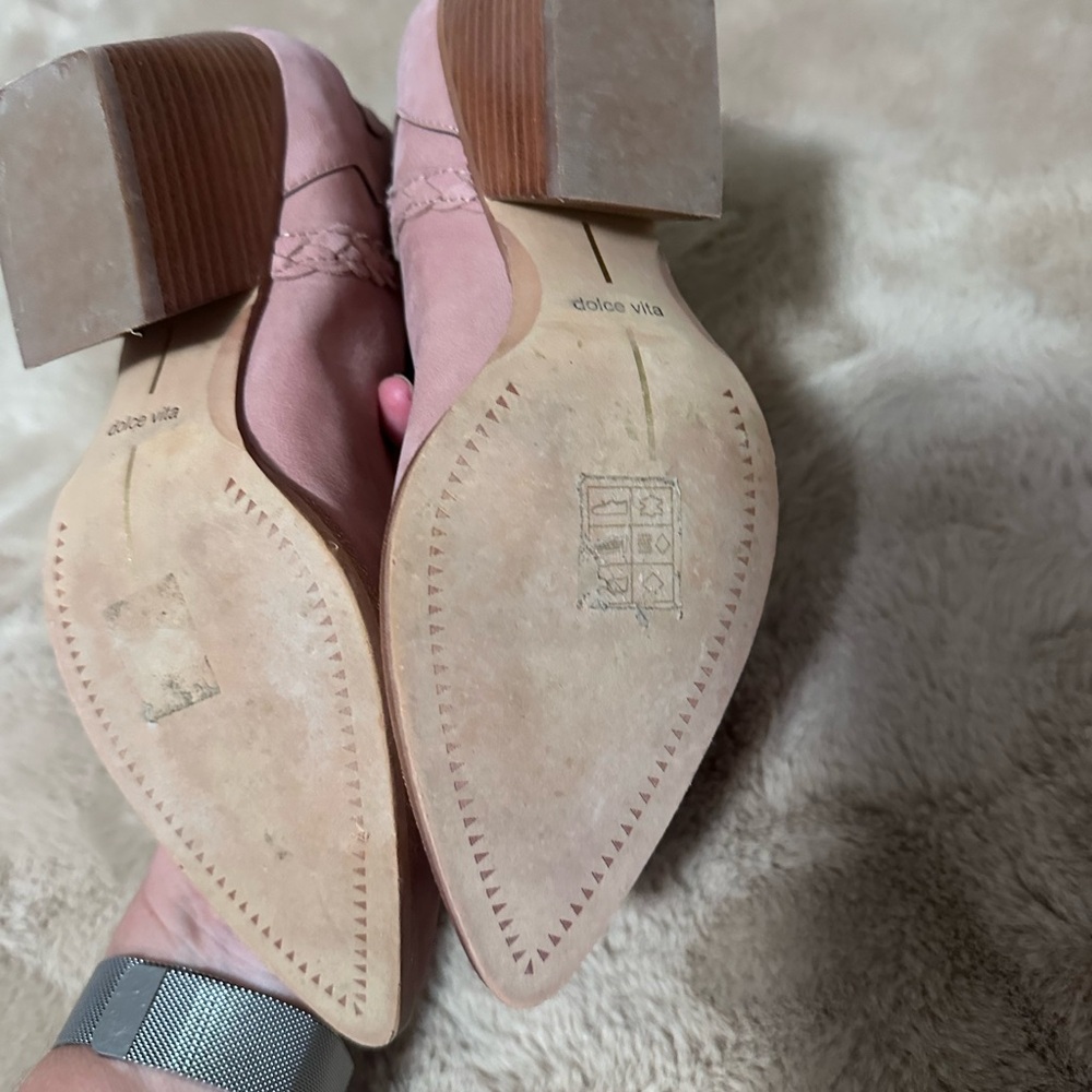 Dolce Vida Loral Women's Pink Western Ankle Boots 7 - Picture 5 of 6